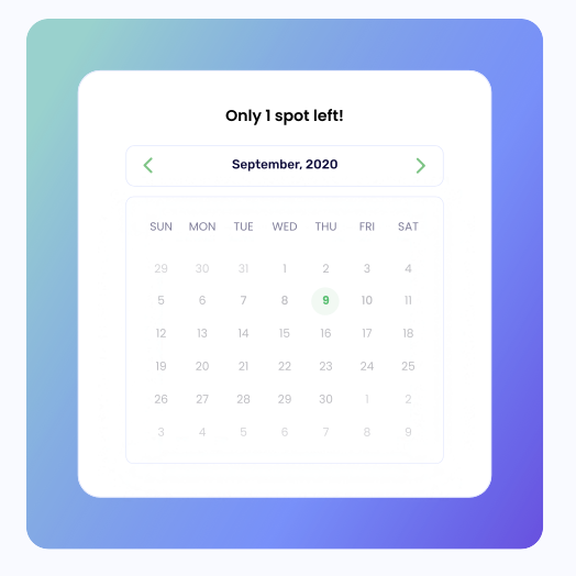calendafy product example